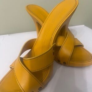 Giuseppe Zanotti Mustard Yellow Heels